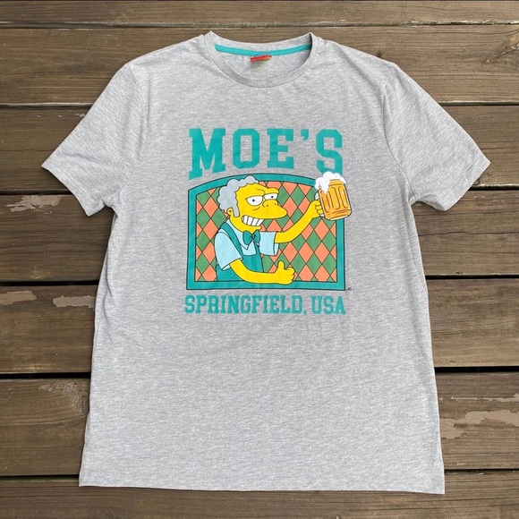 The Simpsons Moe’s XL T Shirt Grey ￼ - Picture 2 of 4